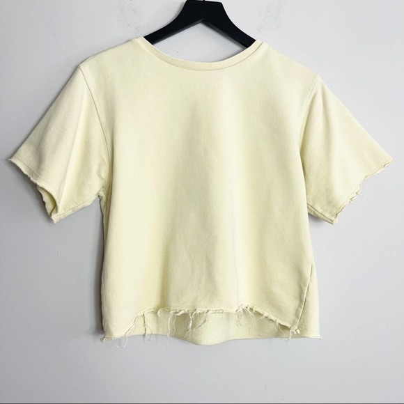 Americans Eagle Don’t Ask Why Yellow Cropped Top One Size - Picture 1 of 10